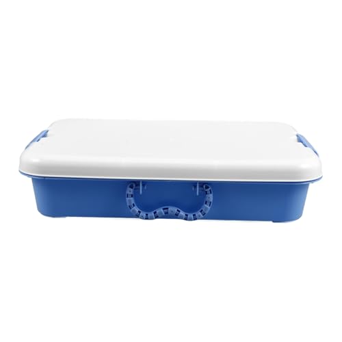 KONTONTY Sandkasten Sandstrand drinnen kleine tragbare Sandwanne im Freien bedeckt Container Sandkästen mit Deckel für das Klassenzimmer Montessori-Sandtablett Plastik KONTONTY Sandkasten Sandstrand drinnen kleine tragbare Sandwanne im Freien bedeckt Container Sandkästen mit Deckel für das Klassenzimmer Montessori-Sandtablett Plastik von KONTONTY
