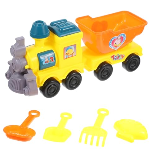 KONTONTY Sommer-Strandspielzeug für Kinder Cartoon-Eisenbahn-Set Sandspielzeug für Kinder Strandspielzeug-Sammlung Strandburg-Spielzeug KONTONTY Sommer-Strandspielzeug für Kinder Cartoon-Eisenbahn-Set Sandspielzeug für Kinder Strandspielzeug-Sammlung Strandburg-Spielzeug von KONTONTY