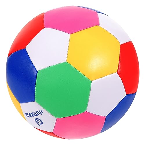 KONTONTY Buntes Soft Fußballspielzeug Für Leichter Leiser Und Bouncender Fußball Für Drinnen Und Draußen Durchmesser Sportliche KONTONTY Buntes Soft Fußballspielzeug Für Leichter Leiser Und Bouncender Fußball Für Drinnen Und Draußen Durchmesser Sportliche von KONTONTY