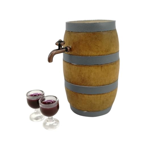 KONTONTY Satz Szenendekoration Requisiten hühner Home Decor Party assecoires Home Dekoration Party Accessoires Puppenhaus-Bierdosen Puppenhaus Weinfass Zubehör Minifass Hölzern KONTONTY Satz Szenendekoration Requisiten hühner Home Decor Party assecoires Home Dekoration Party Accessoires Puppenhaus-Bierdosen Puppenhaus Weinfass Zubehör Minifass Hölzern von KONTONTY