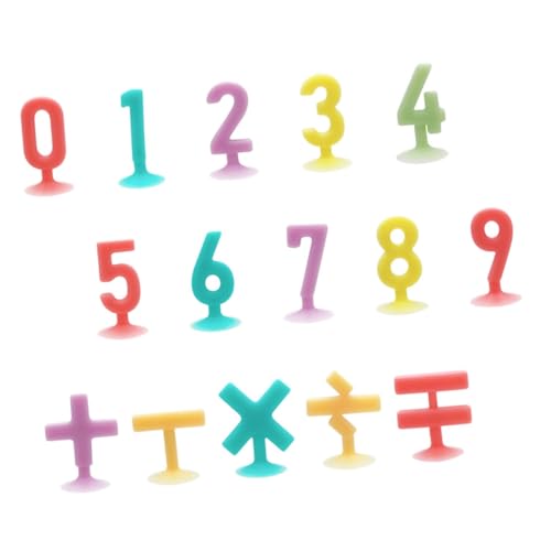 KONTONTY Saugnapf Zahlen Symbol Lernspielzeug für Mathematik Förderspielzeug mit Robustem Leichtem Material für Hand Auge Koordination und Frühe Bildung KONTONTY Saugnapf Zahlen Symbol Lernspielzeug für Mathematik Förderspielzeug mit Robustem Leichtem Material für Hand Auge Koordination und Frühe Bildung von KONTONTY