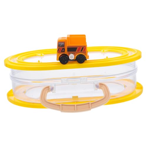KONTONTY Schienenauto -aufbewahrungsboxmodell Auto Vor, Spiel Zu Spielzeugaufbewahrung Vorratsbehälter Spielzeugauto Simulationscontainerautomodell Plastik von KONTONTY