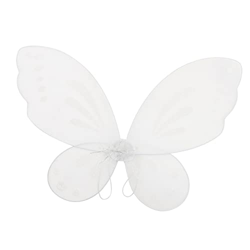 KONTONTY Schmetterlingsflügelspielzeuge Feenflügel Masse Feenflügel hochziehen Halloween Schmetterling für Mädchen Schmetterlingsflügelkosten für Mädchen Fledermaus flügel Nylon Weiß KONTONTY Schmetterlingsflügelspielzeuge Feenflügel Masse Feenflügel hochziehen Halloween Schmetterling für Mädchen Schmetterlingsflügelkosten für Mädchen Fledermaus flügel Nylon Weiß von KONTONTY