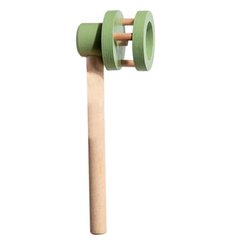 KONTONTY Schwebender Ball Pustespiel Holzspielzeug für Ab Jahren Pädagogisches Atemtrainer Partyspiel zur Lungentraining und Familienaktivitäten Fördert Interaktion und Geschicklichkeit von KONTONTY