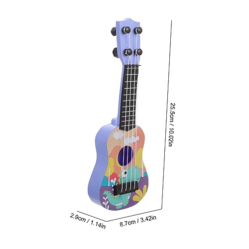 KONTONTY Simulation Mini Ukulele Kunststoff Musikinstrument Lernspielzeug für Kleinkinder und Vorschulkinder Robust Leicht für Reisen und Partys Pädagogisch von KONTONTY