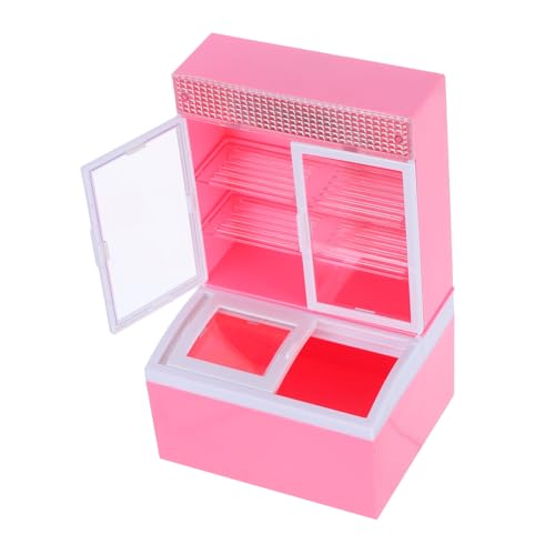 KONTONTY Simulation eines Eisschranks Mini Kind vorgeben Puppenhaus-Gefriermodell Kleiner Kühlschrank fürs Puppenhaus Kleiner Kühlschrank für Puppen Vitrinenmodell Plastik Rosa KONTONTY Simulation eines Eisschranks Mini Kind vorgeben Puppenhaus-Gefriermodell Kleiner Kühlschrank fürs Puppenhaus Kleiner Kühlschrank für Puppen Vitrinenmodell Plastik Rosa von KONTONTY