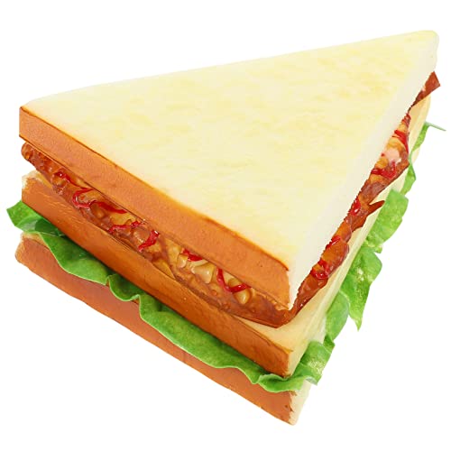 KONTONTY Simulations-Sandwich vorgeben Toaster Essen küchendekoration zabawki stymulujące rozwój Sandwich-Attrappe gefälschtes Sandwich-Modell Dekoration Küchenstütze Pu KONTONTY Simulations-Sandwich vorgeben Toaster Essen küchendekoration zabawki stymulujące rozwój Sandwich-Attrappe gefälschtes Sandwich-Modell Dekoration Küchenstütze Pu von KONTONTY