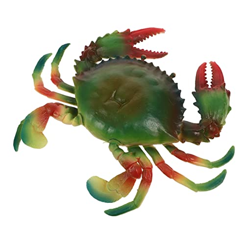 KONTONTY Simulationskrabbenmodell Krabbenmodell Pädagogisches für Kleinkinder Krabbenmodell für Lernspiele kreative Simulationskrabbe Meerestiermodell Plastik von KONTONTY