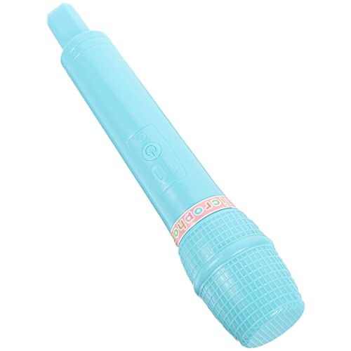 KONTONTY Simulationsmikrofonmodell Karaoke für Microphone Kid Toys Kinderkostüme Mikrofon für Partygeschenke gefälschtes Mikrofon für Plastik Blue KONTONTY Simulationsmikrofonmodell Karaoke für Microphone Kid Toys Kinderkostüme Mikrofon für Partygeschenke gefälschtes Mikrofon für Plastik Blue von KONTONTY