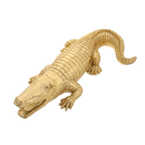 KONTONTY Mini-Alligator-Figur Harzstatue Realistische Reptil-Dekoration Für Büro Outdoor Zuhause KONTONTY Mini-Alligator-Figur Harzstatue Realistische Reptil-Dekoration Für Büro Outdoor Zuhause von KONTONTY