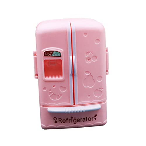 KONTONTY Kunststoff Mini Kühlschrank Spielzeug Doppel Türen Für Jungen Und Mädchen Spielzeug Baby Puppen KONTONTY Kunststoff Mini Kühlschrank Spielzeug Doppel Türen Für Jungen Und Mädchen Spielzeug Baby Puppen von KONTONTY