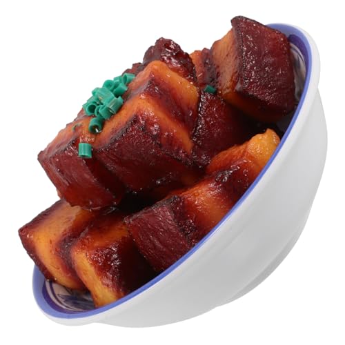 KONTONTY Simuliertes Geschmortes Schweinefleisch Künstlicher Apfel Eintopfboden Würzige Streifen Lebensmittelmagnete Getrocknete Tofu Sticks Chinesische Snacks Künstliche von KONTONTY