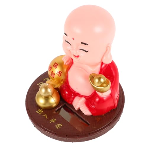 KONTONTY Solarspielzeug Tanzen Ornament Drinnen Für Figur Solar- Winzig Nicken Auto Mönch Klein Plastik KONTONTY Solarspielzeug Tanzen Ornament Drinnen Für Figur Solar- Winzig Nicken Auto Mönch Klein Plastik von KONTONTY
