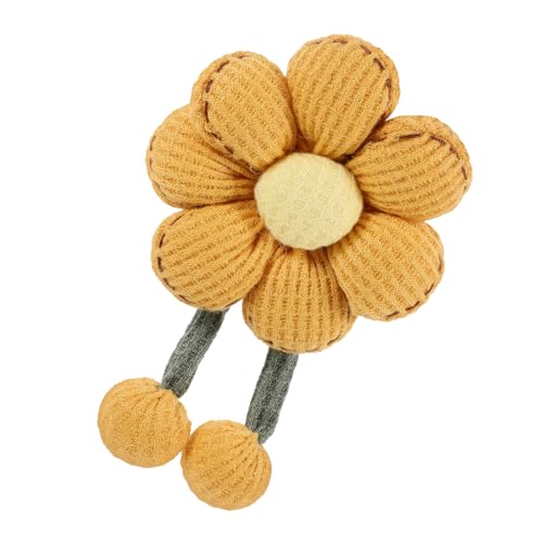 KONTONTY Sonnenblumen-Brosche Weihnachten weinachts valwntinstagsgeschenk Damen-Accessoire trachtenbrosche für Frauen dekorative Stifte Kleidungsdekor Stellnadel Stoff von KONTONTY