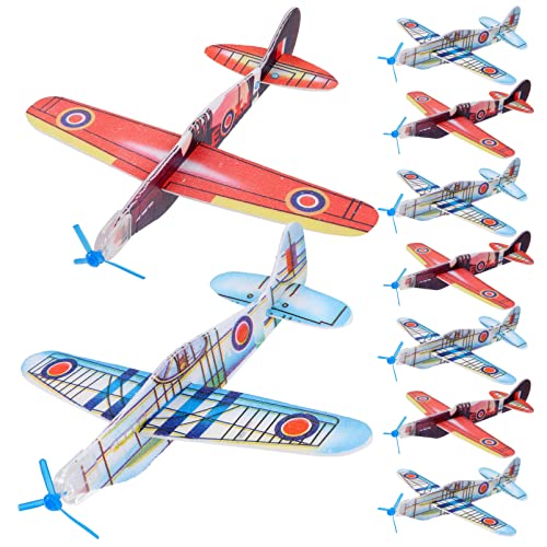 KONTONTY Fliegendes Spielzeug Spaßige Schaumstoffflugzeuge Für Interaktive Gleiter Spielzeuge Kreative Wurfgleiter Für Drinnen Und Draußen Ideales Für Kindergeburtstage Und Partys Flugzeug Styropor KONTONTY Fliegendes Spielzeug Spaßige Schaumstoffflugzeuge Für Interaktive Gleiter Spielzeuge Kreative Wurfgleiter Für Drinnen Und Draußen Ideales Für Kindergeburtstage Und Partys Flugzeug Styropor von KONTONTY