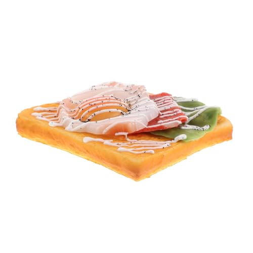 KONTONTY Spiegelei -Toastmodell Simulation Toast-Requisite Wohndekor-Lebensmittelmodell Brotmodell Hamburger- Simulation von Essensrequisiten simuliertes Brot Simulation Brot Harz KONTONTY Spiegelei -Toastmodell Simulation Toast-Requisite Wohndekor-Lebensmittelmodell Brotmodell Hamburger- Simulation von Essensrequisiten simuliertes Brot Simulation Brot Harz von KONTONTY