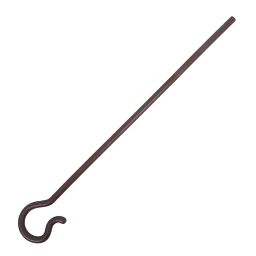 KONTONTY Stock Cosplay-Props Festliche Dekoration Event Zubehör Karneval Kostüm Festliche Requisiten Bühnenzubehör Halloween-Stick Halloween Cane Hand Cosplay Cane Plastik Brown von KONTONTY
