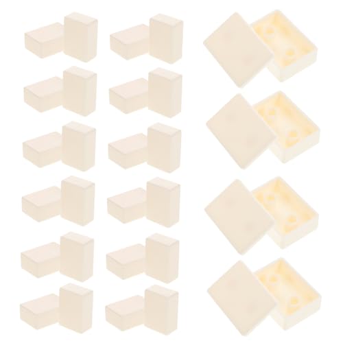 KONTONTY Stücke Quadratische weiße Schachfigur Stapelblöcke Großes Dame-Brettspiel Leere Spielsteine für Spiele riesiges Schwarz-Weiß-Schach riesige Dame Acryl Beige KONTONTY Stücke Quadratische weiße Schachfigur Stapelblöcke Großes Dame-Brettspiel Leere Spielsteine für Spiele riesiges Schwarz-Weiß-Schach riesige Dame Acryl Beige von KONTONTY