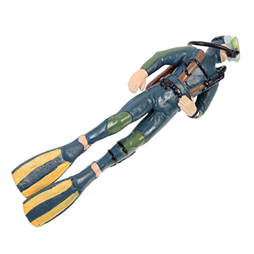KONTONTY Taucher Dekoration für Fischtank Lebensnahe Statue für Aquarium Langlebig und Farbenfroh zur Verschönerung Ihres Aquariums und KONTONTY Taucher Dekoration für Fischtank Lebensnahe Statue für Aquarium Langlebig und Farbenfroh zur Verschönerung Ihres Aquariums und von KONTONTY