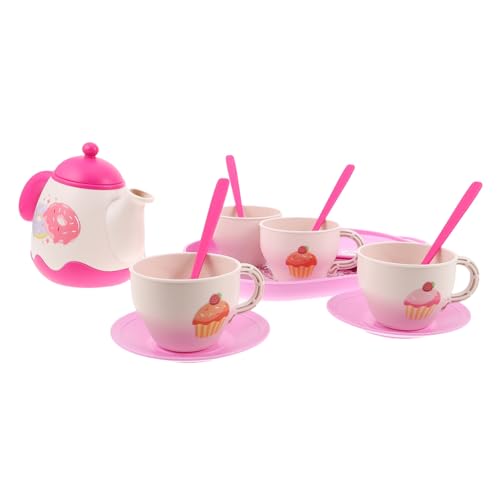 KONTONTY Teiliges Tee-Set aus Bruchsicherem Kunststoff Buntes Teekannen Geschirrspielzeug für Mädchen Kreatives Rollenspiel und Interaktive Teeparty Fördert Farb KONTONTY Teiliges Tee-Set aus Bruchsicherem Kunststoff Buntes Teekannen Geschirrspielzeug für Mädchen Kreatives Rollenspiel und Interaktive Teeparty Fördert Farb von KONTONTY