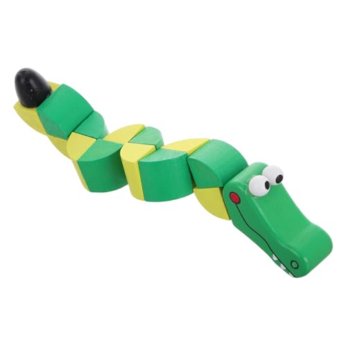 KONTONTY Tier Bausteine ​​ Mini Alligator Holz von KONTONTY