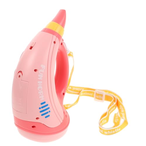 KONTONTY Tier Rallye Pfeife Tierrufer Outdoor Natur Erkundungsspielzeug Süßes Tierruf Jagdspielzeug Horn Tierrufhorn Tiersimulationshorn Hörner Rosa Elektronische Komponente von KONTONTY