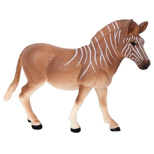 KONTONTY Tiermodell Tierskulptur Simulation Tierfigur Modelltier Modell Einer Tierfigur Simulation Zebradekoration Simuliertes Zebramodell Tierdekoration Kleine Tierstatue Plastik von KONTONTY
