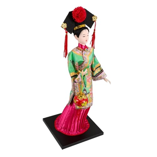 KONTONTY Traditionelle Kleidungpuppen chinesische Seidenfigur asiatische Puppen Sammlerhandwerkspuppe Kunsthandwerk Seidenpuppe chinesische Plüschpuppe Sammlerhandwerk Figur Gips Green KONTONTY Traditionelle Kleidungpuppen chinesische Seidenfigur asiatische Puppen Sammlerhandwerkspuppe Kunsthandwerk Seidenpuppe chinesische Plüschpuppe Sammlerhandwerk Figur Gips Green von KONTONTY