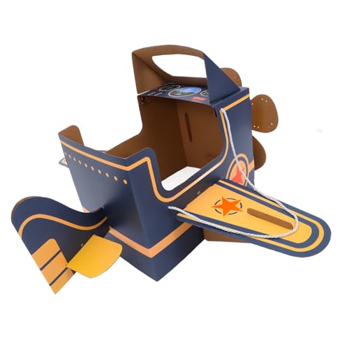 KONTONTY Tragbares Flugzeugspielzeug für Lustiges DIY Papierflugzeug Blau Kreatives Bastelspielzeug für Jungen und Mädchen Fördert die Kreativität und Spielspaß ohne Bildschirmzeit KONTONTY Tragbares Flugzeugspielzeug für Lustiges DIY Papierflugzeug Blau Kreatives Bastelspielzeug für Jungen und Mädchen Fördert die Kreativität und Spielspaß ohne Bildschirmzeit von KONTONTY