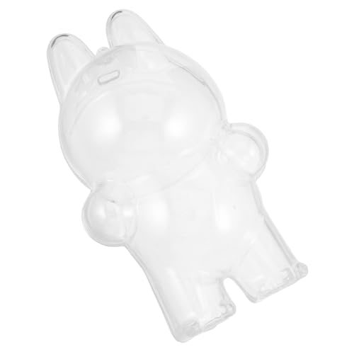 KONTONTY Transparente Acrylpuppen -Display -hülle Klare Schutzabdeckung Für Miniaturfiguren Tragbarer Fall Für Sammler -wohnkultur von KONTONTY