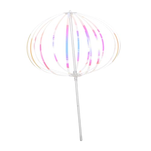 KONTONTY Twirler Wand Blasen Für Hochzeit Spinning Sticks Circus Skills Equipment Für Kinder Bubble Machine Streamer Sticks Für Hochzeit Twirler Stick Party Gunst von KONTONTY