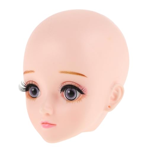 KONTONTY Üben Sie Make-up-Puppenkopf DIY Dull Head dekorativer Puppenkopf Puppenzubehör selber Machen Puppenbaumaterial Puppenteil Plastik Rosa KONTONTY Üben Sie Make-up-Puppenkopf DIY Dull Head dekorativer Puppenkopf Puppenzubehör selber Machen Puppenbaumaterial Puppenteil Plastik Rosa von KONTONTY