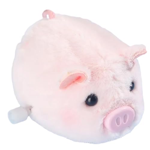 KONTONTY Aufziehbares Schweinchen-Spielzeug Plüschtier Stofftier Spielzeug Für Kinder Dekoration von KONTONTY
