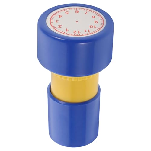 KONTONTY Kinder-uhrstempel Für Das Klassenzimmer Zeit-lernspielzeug Buntes Uhrensiegel-Stempel-Set von KONTONTY