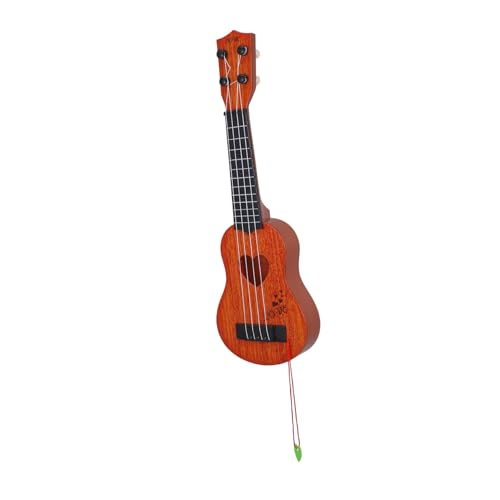 KONTONTY Ukulele kinderinstrumente musikinstrumente kleine Gitarre frühes musikalisches Lernspielzeug spielzeuge Ukulelengitarre für Kleinkinder Holz Orange KONTONTY Ukulele kinderinstrumente musikinstrumente kleine Gitarre frühes musikalisches Lernspielzeug spielzeuge Ukulelengitarre für Kleinkinder Holz Orange von KONTONTY