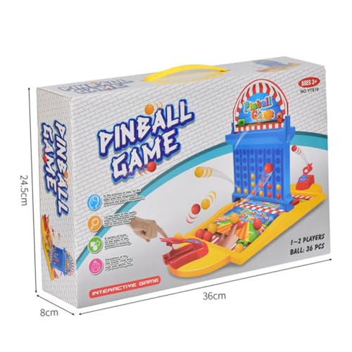 KONTONTY Vier-in-go-Spiel Mini-Basketball-werfer Desktop-Basketball Sichere Materialien Zufällige Stile von KONTONTY
