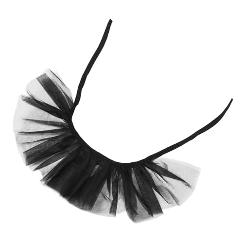 KONTONTY Viktorianischer Tüll Rüschensaum Kragen für Clown Kostüm Elegantes Fake Accessoire für Theater Musicals und Aufführungen Vielseitig und Strapazierfähig Schwarzes Design KONTONTY Viktorianischer Tüll Rüschensaum Kragen für Clown Kostüm Elegantes Fake Accessoire für Theater Musicals und Aufführungen Vielseitig und Strapazierfähig Schwarzes Design von KONTONTY