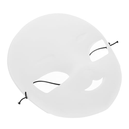 KONTONTY Weiße Blanko Fuchsgesichtsmaske aus Mattem PVC DIY Unbemalte Vollgesichts Maske für Halloween Cosplay Karneval Leichtes Basteln Wiederverwendbar für Kreative Gestaltung KONTONTY Weiße Blanko Fuchsgesichtsmaske aus Mattem PVC DIY Unbemalte Vollgesichts Maske für Halloween Cosplay Karneval Leichtes Basteln Wiederverwendbar für Kreative Gestaltung von KONTONTY