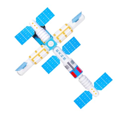 KONTONTY Weltraumstation Modell Bausatz Für DIY Für Wissenschaftsprojekte Kreatives Basteln Steam Und Interaktivem Lernen Ohne Batterien von KONTONTY