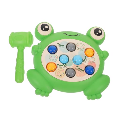 KONTONTY Whack A Frog Spiel Interaktives Lernspielzeug Hammer Pounding Toy Tischspiel Für Koordination Gehirnentwicklung Jungen Mädchen KONTONTY Whack A Frog Spiel Interaktives Lernspielzeug Hammer Pounding Toy Tischspiel Für Koordination Gehirnentwicklung Jungen Mädchen von KONTONTY