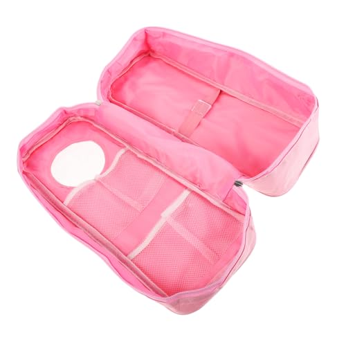 KONTONTY Wiedergeburtspuppentasche Reisetasche Für Puppenzubehör Puppenträger Amerikanisches Puppenzubehör Aufbewahrungstasche Für Puppenzubehör Babypuppenkoffer Puppe-babytrage Rosa Stoff KONTONTY Wiedergeburtspuppentasche Reisetasche Für Puppenzubehör Puppenträger Amerikanisches Puppenzubehör Aufbewahrungstasche Für Puppenzubehör Babypuppenkoffer Puppe-babytrage Rosa Stoff von KONTONTY