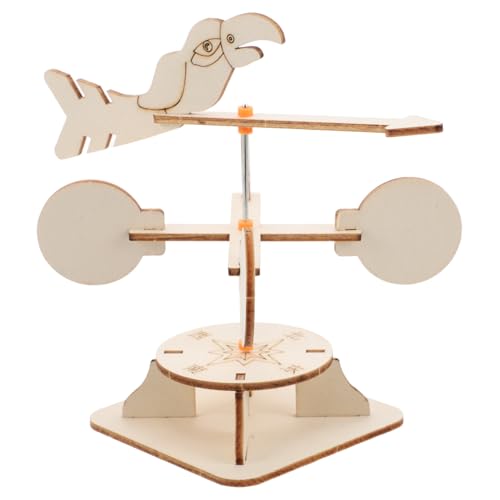 KONTONTY Mini Windmühle Wissenschaft Kit Pädagogisches Spielzeug Für Kinder Bauen Lernen Holz Handarbeit KONTONTY Mini Windmühle Wissenschaft Kit Pädagogisches Spielzeug Für Kinder Bauen Lernen Holz Handarbeit von KONTONTY