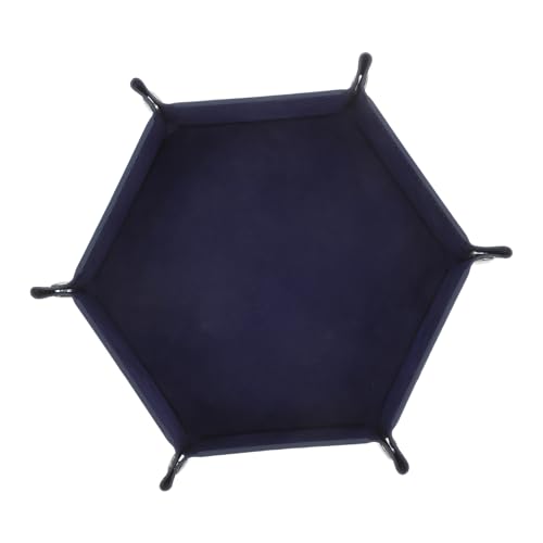 KONTONTY Würfelfach PU Faltbare Würfelablage Party Würfel Tablett Schreibtischablage PU-Würfelhalter Würfelplatte Würfel Fall Pu-Würfel-Tablett tragbare Würfel PU-Flanell KONTONTY Würfelfach PU Faltbare Würfelablage Party Würfel Tablett Schreibtischablage PU-Würfelhalter Würfelplatte Würfel Fall Pu-Würfel-Tablett tragbare Würfel PU-Flanell von KONTONTY
