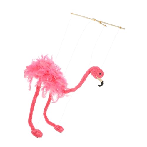 KONTONTY Zeichenfolge Flamingo-Puppe Vorgeben, Puppenspiel Zu Marionetten Lustige Figur Handwerk Tier Marionette Marionette Interaktives Plüschtier Rosa Feder KONTONTY Zeichenfolge Flamingo-Puppe Vorgeben, Puppenspiel Zu Marionetten Lustige Figur Handwerk Tier Marionette Marionette Interaktives Plüschtier Rosa Feder von KONTONTY