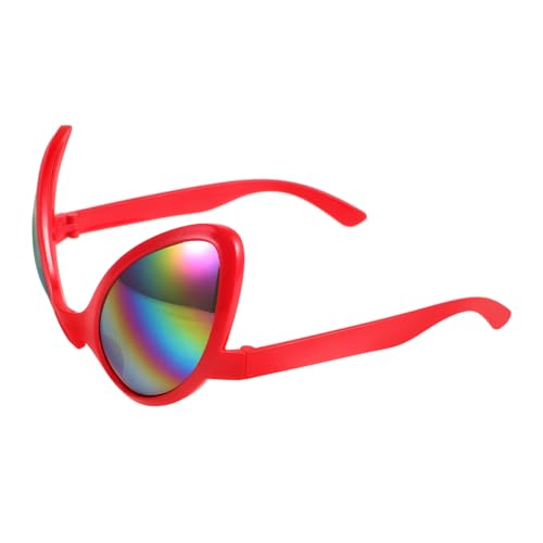 KONTONTY Lustige Alien-brille Sonnenbrille Für Erwachsene Alien-kostüm-requisite Kostümbrille Aus Kunststoff KONTONTY Lustige Alien-brille Sonnenbrille Für Erwachsene Alien-kostüm-requisite Kostümbrille Aus Kunststoff von KONTONTY