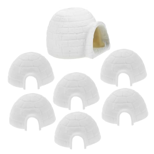 KONTONTY Figuren für Jungen und Mädchen 7 Stück Eishaus Spielzeugmodelle Pädagogisches Polartiere KONTONTY Figuren für Jungen und Mädchen 7 Stück Eishaus Spielzeugmodelle Pädagogisches Polartiere von KONTONTY