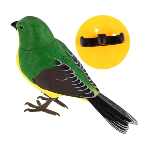 KONTONTY Elektrisches Vogelspielzeug Aus Kunststoff Singendes Und Zwitscherndes Spielzeug Simulationsvogel-Ornament Für Kinder Und Erwachsene KONTONTY Elektrisches Vogelspielzeug Aus Kunststoff Singendes Und Zwitscherndes Spielzeug Simulationsvogel-Ornament Für Kinder Und Erwachsene von KONTONTY
