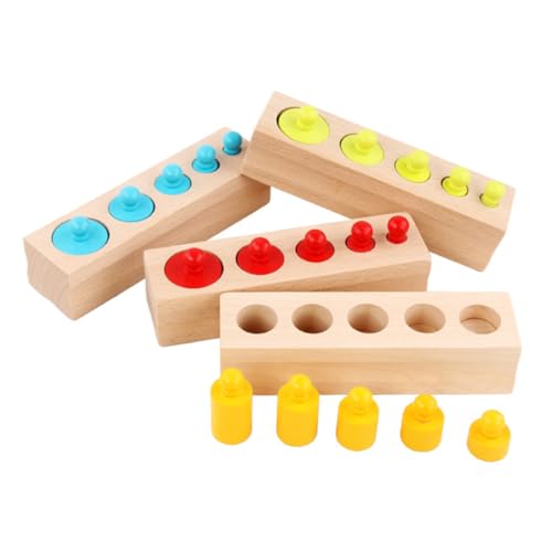 KONTONTY Pädagogisches Holzspielzeug Für Kleinkinder Kinderspielzeug Babyspielzeug Montessori-frühlernspielzeug KONTONTY Pädagogisches Holzspielzeug Für Kleinkinder Kinderspielzeug Babyspielzeug Montessori-frühlernspielzeug von KONTONTY