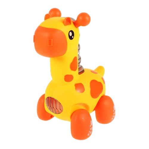 KONTONTY für krabbelnde Babys Kleinkinder sensorisch Giraffe Babyspielzeug Giraffenspielzeug Krabbelspielzeug Krabbelndes Walking Toy Plastik Orange KONTONTY für krabbelnde Babys Kleinkinder sensorisch Giraffe Babyspielzeug Giraffenspielzeug Krabbelspielzeug Krabbelndes Walking Toy Plastik Orange von KONTONTY