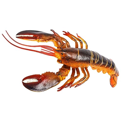 KONTONTY große Hummerdekoration lebender Hummer künstlicher Hummer hühner Educational Toys Tiere Simulation realistischer Hummerfiguren gefälschtes Hummerspielzeug Plastik von KONTONTY